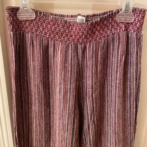 FULL TILT linen blend flowy pants. Like new!